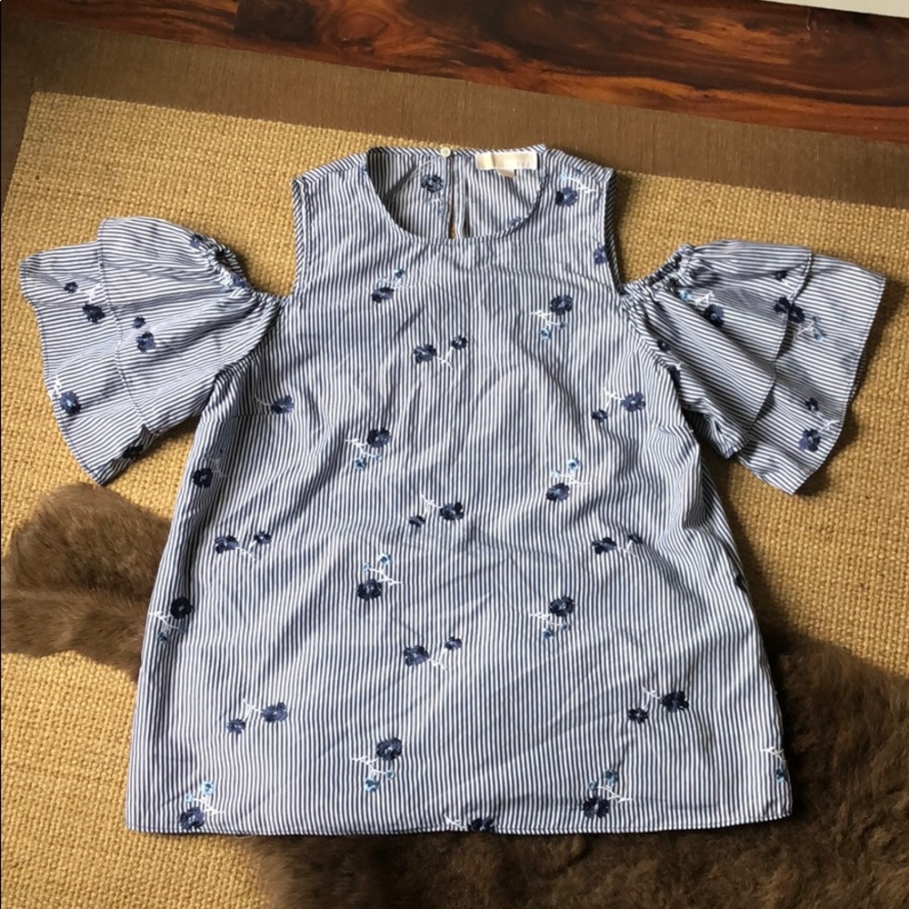 Michael Kors, Navy floral cold shoulder